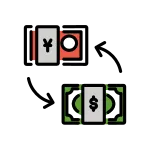 Currency Exchange SVG Icon